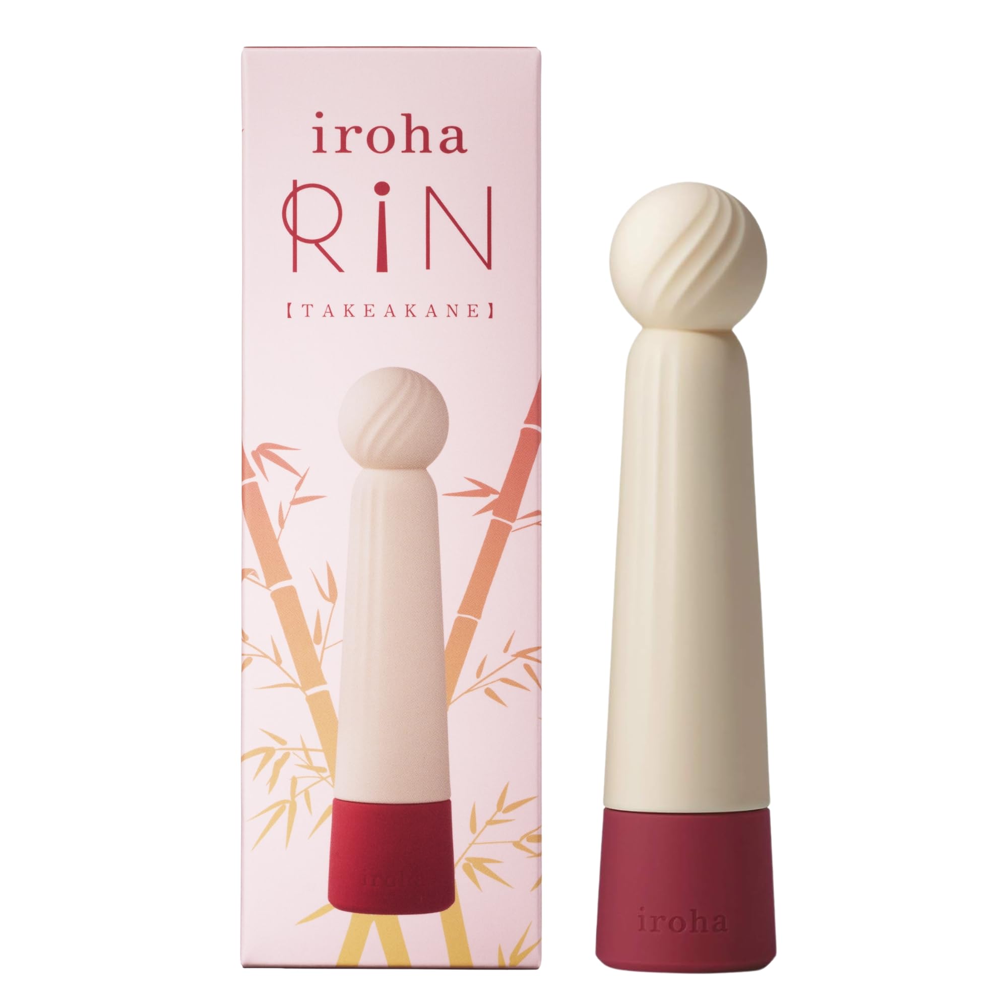 Amazon.com: iroha Rin Akane Burgundy Vibrator for Women, Soft